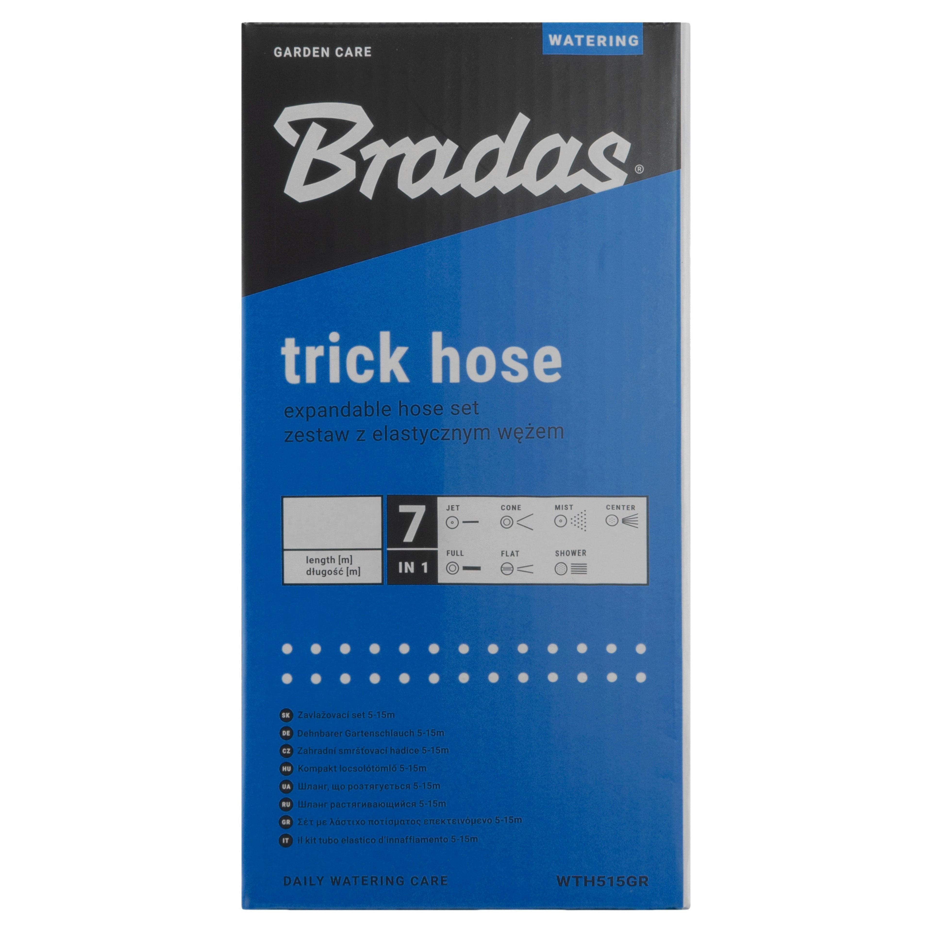 Expanding Trick Hose 15m - 45m Blue