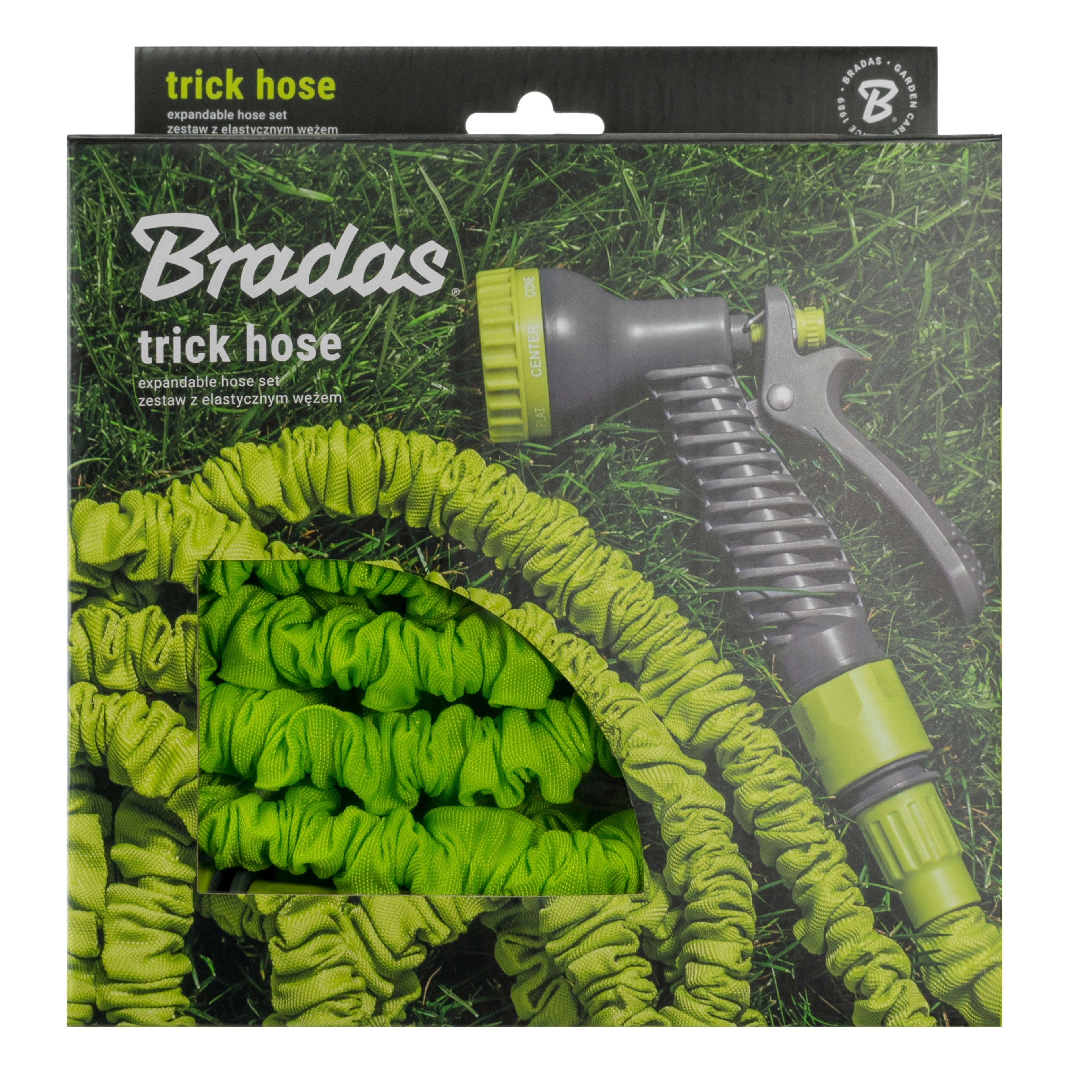 Expanding Trick Hose 10m - 30m Lime
