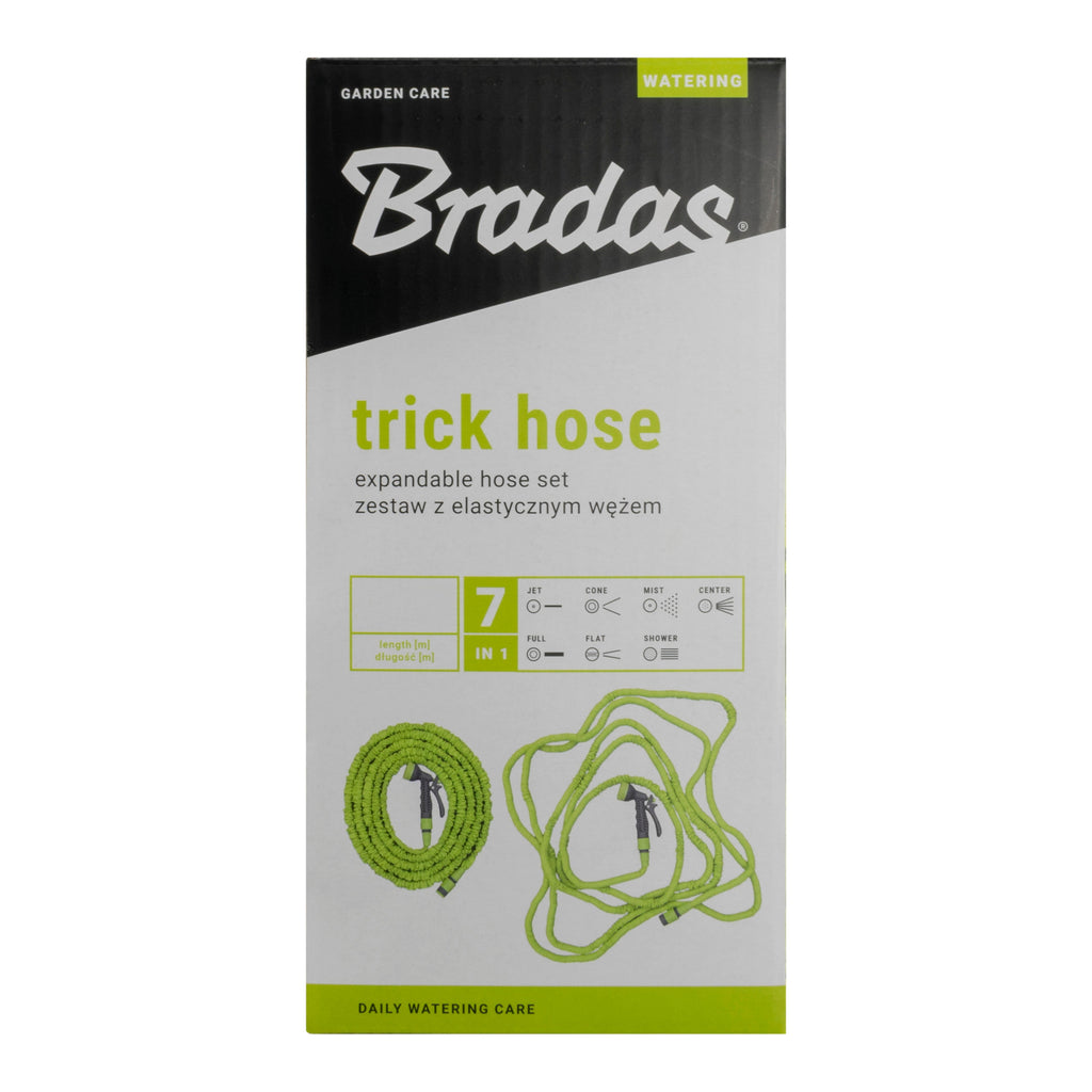 Expanding Trick Hose 10m - 30m Lime