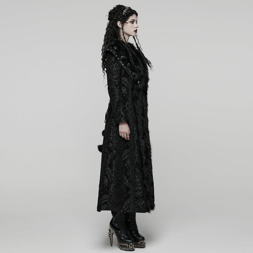 Punk Rave Goth Gorgeous Plush Coat
