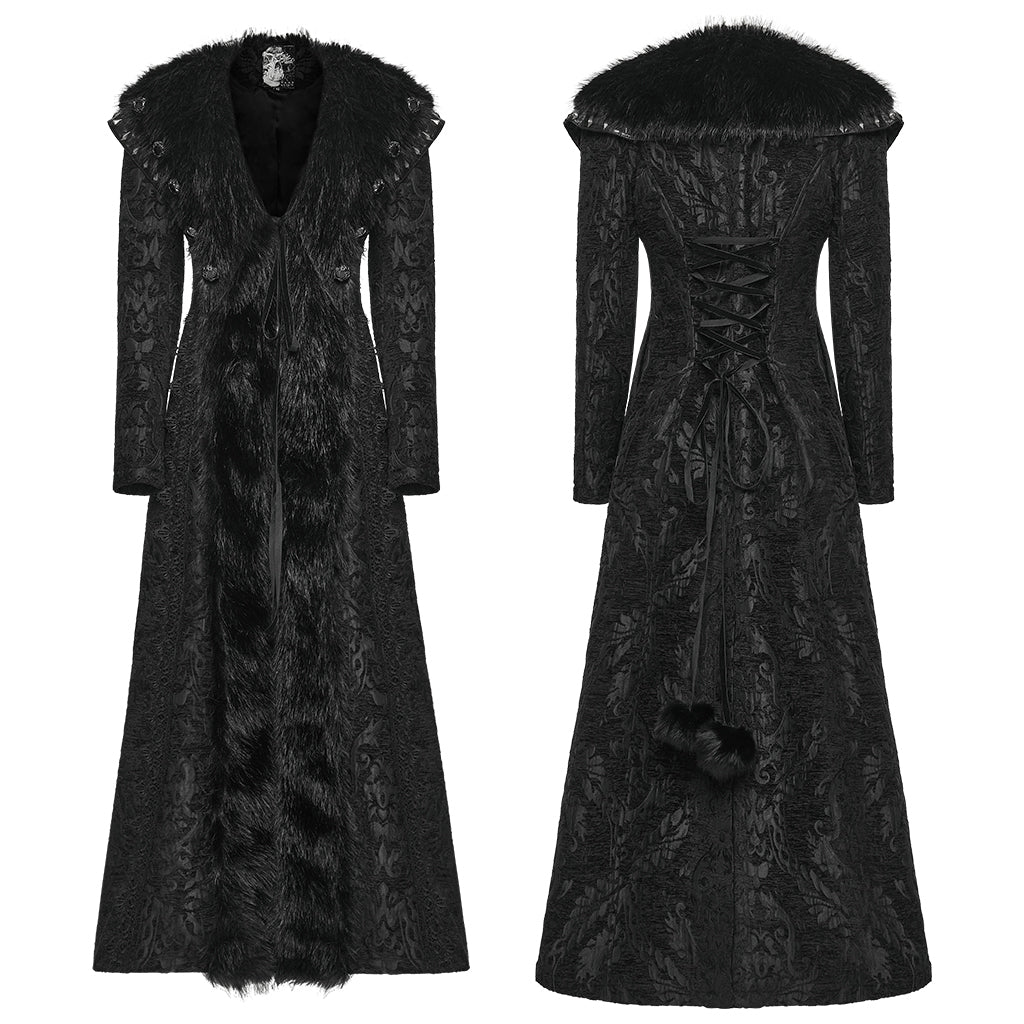 Punk Rave Goth Gorgeous Plush Coat