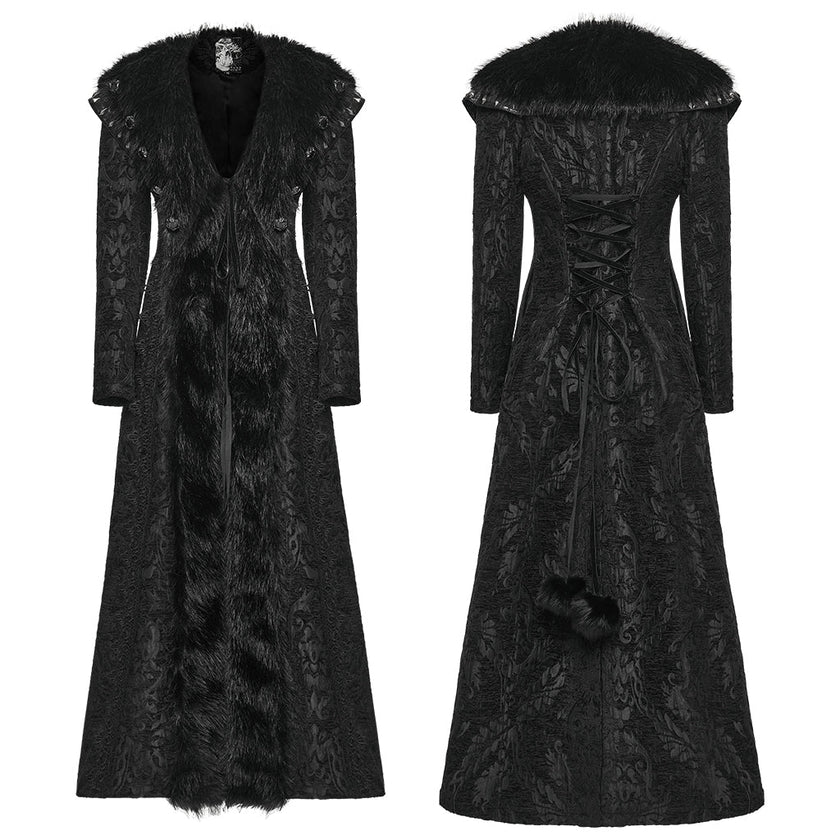 Punk Rave Goth Gorgeous Plush Coat