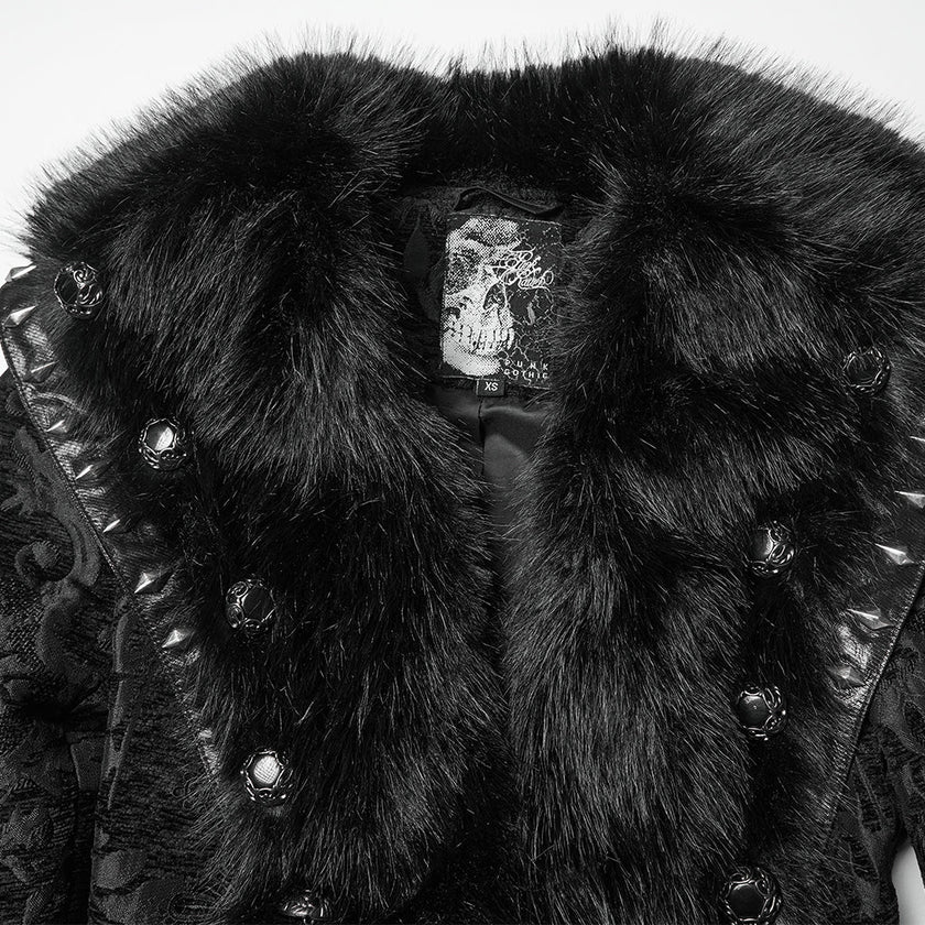 Punk Rave Goth Gorgeous Plush Coat