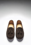 Women's Tasselled Driving Loafers, brown suede