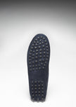 Women's Tasselled Driving Loafers, navy blue suede