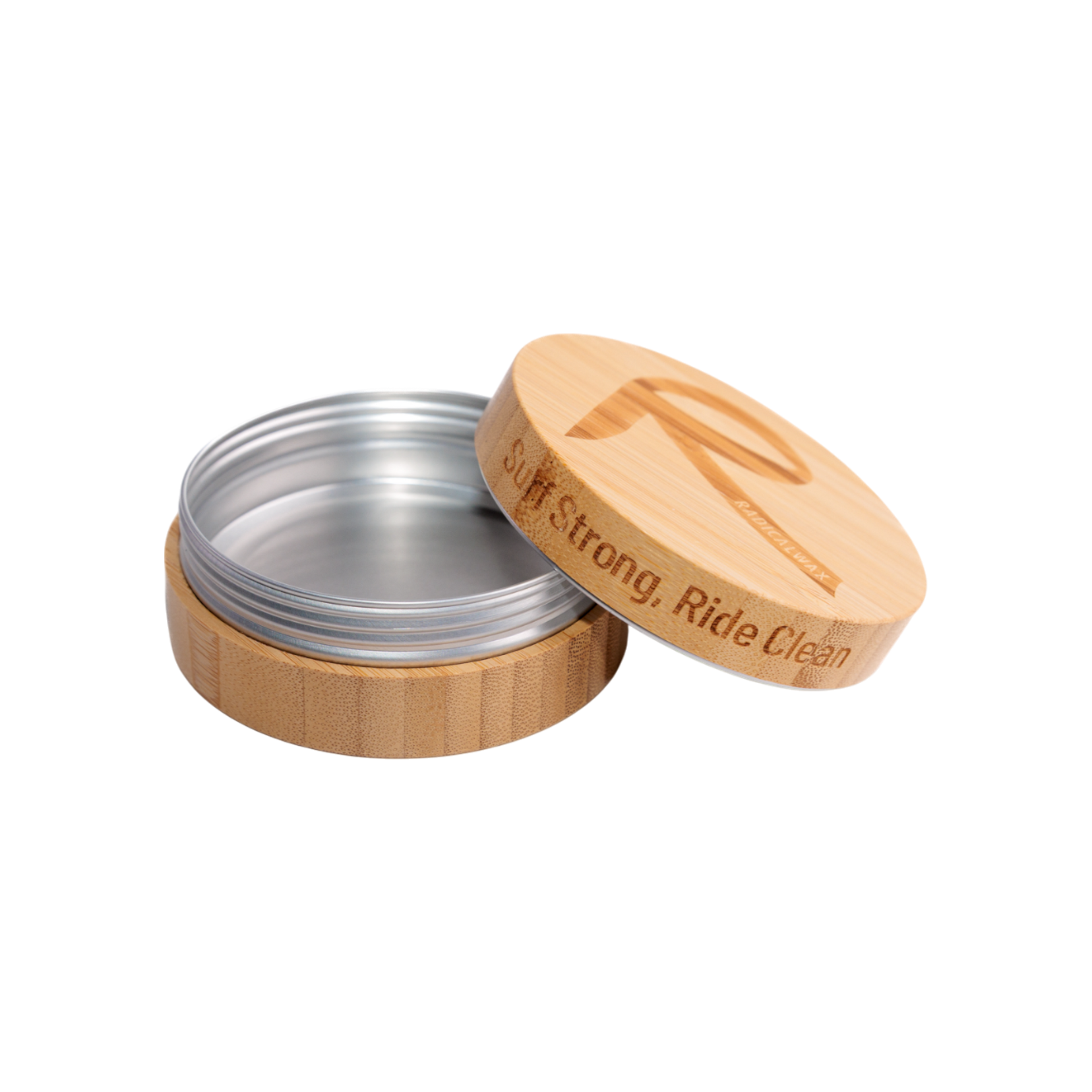 Rad Surf Wax Bamboo Tin