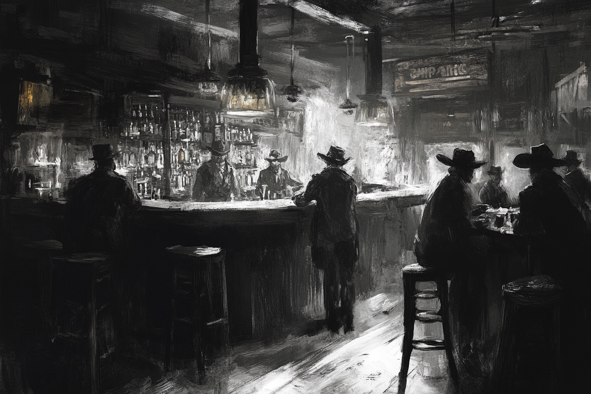 Western Saloon Canvas