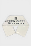 Givenchy Date Logo Print Wool Scarf Grey