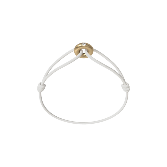 Mini Golden Soho Diamond Cord Bracelet