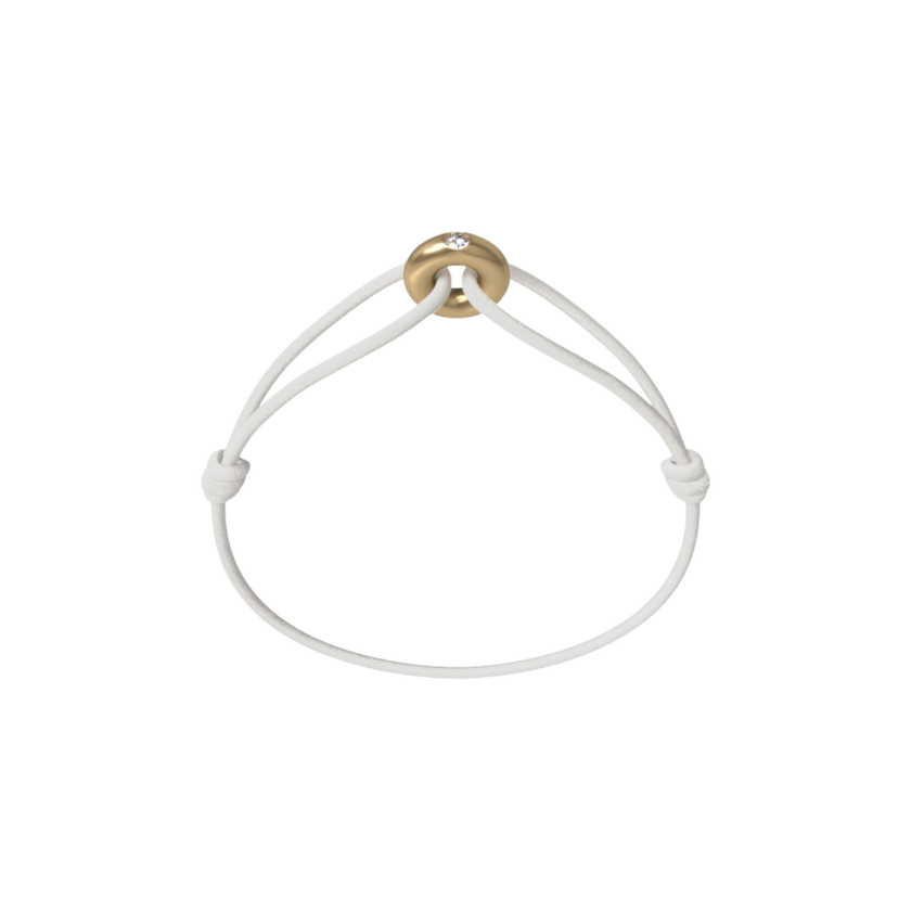 Mini Golden Soho Diamond Cord Bracelet