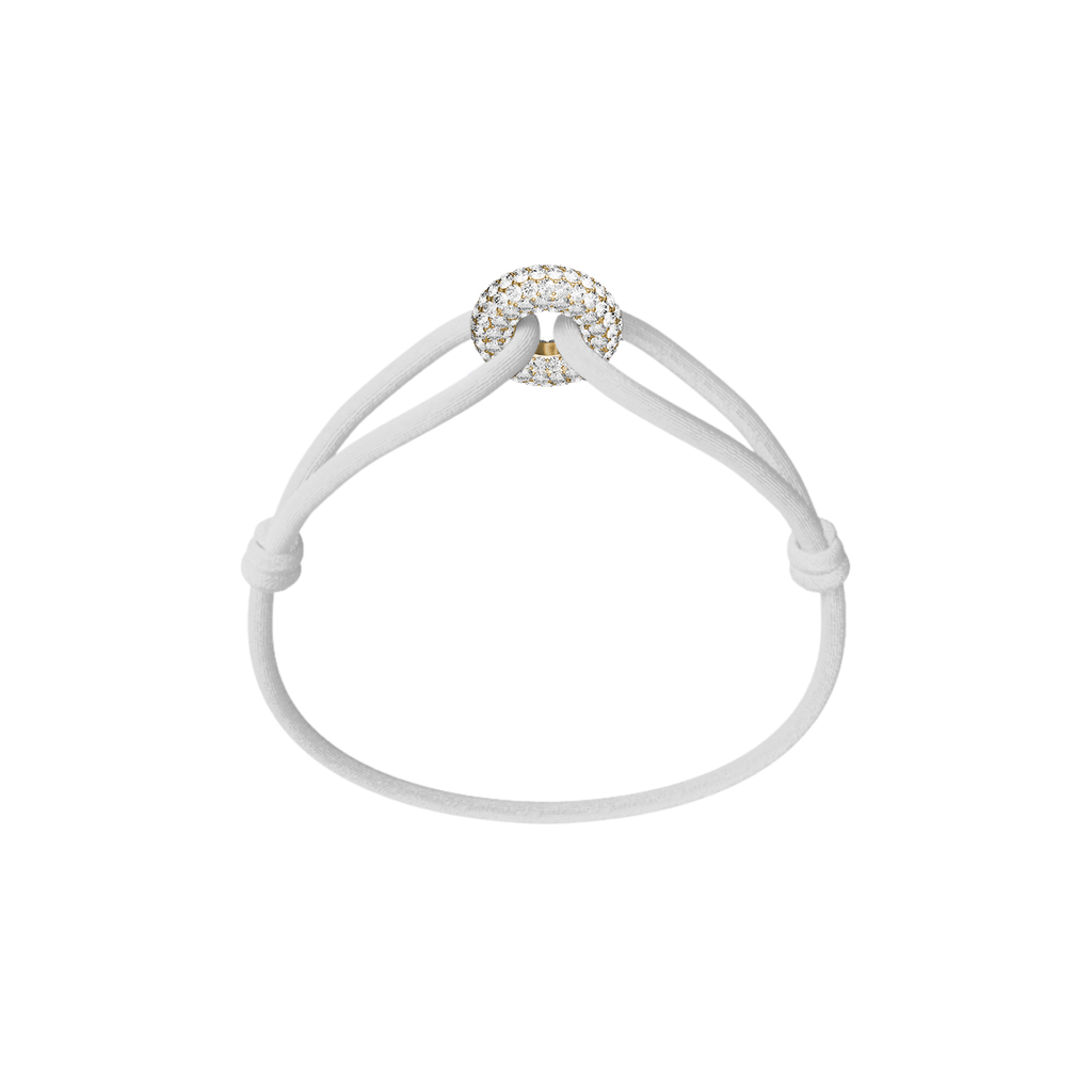 Golden Soho Pavé Cord Bracelet
