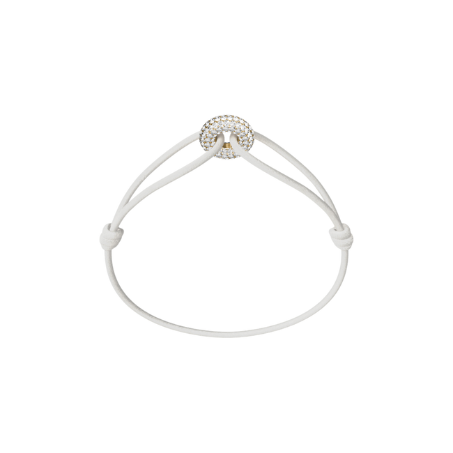 Mini Golden Soho Pavé Cord Bracelet