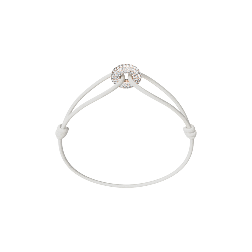 Mini Rose Soho Pavé Cord Bracelet