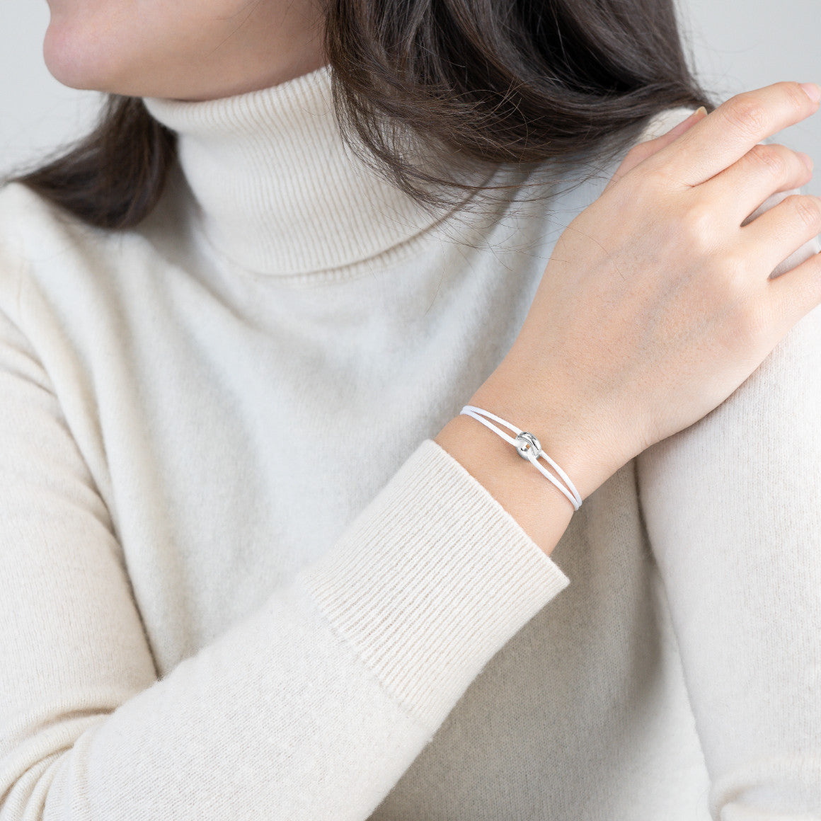 Mini Silver Soho Cord Bracelet