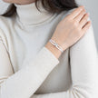 Silbernes Soho-Diamantkordelarmband