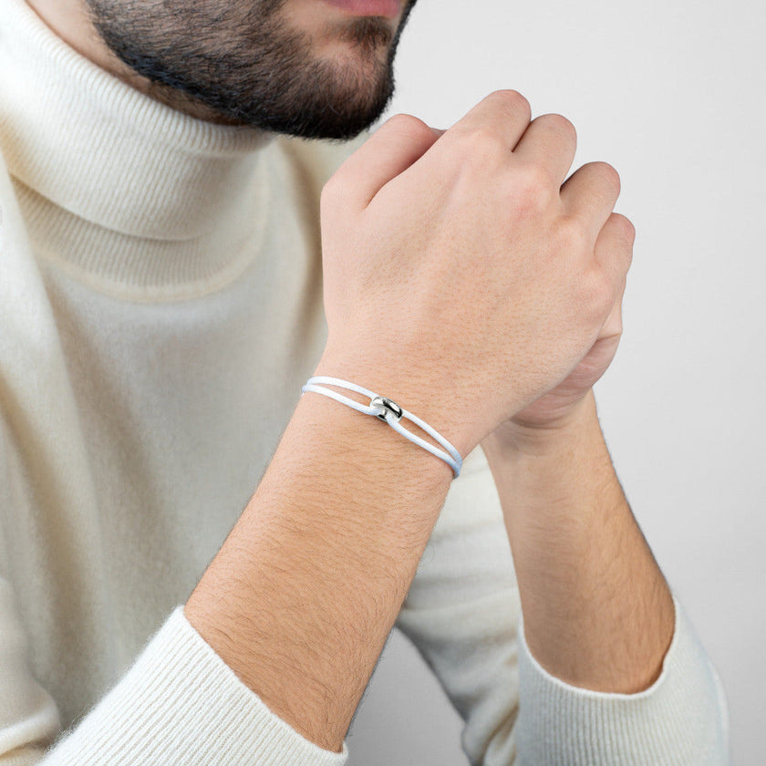 Silver Soho Cord Bracelet