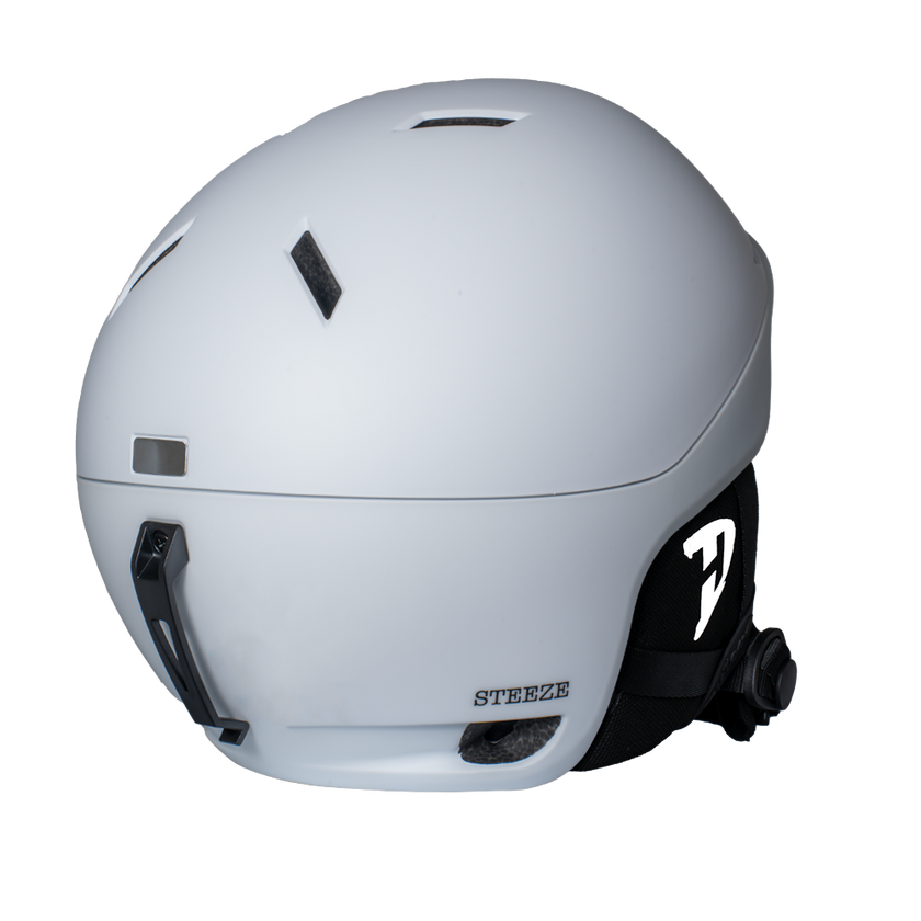 Daytona Steeze Snowboard Helmet - Adjustable Helmet for Men, Women & Youth - Dull Chalk White Finish