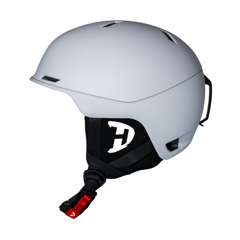 Daytona Steeze Snowboard Helmet - Adjustable Helmet for Men, Women & Youth - Dull Chalk White Finish