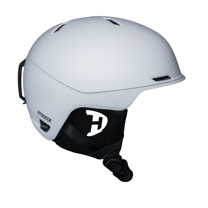 Daytona Steeze Snowboard Helmet - Adjustable Helmet for Men, Women & Youth - Dull Chalk White Finish