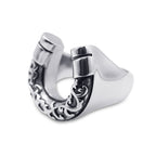 Lucky Charm Horseshoe Ring