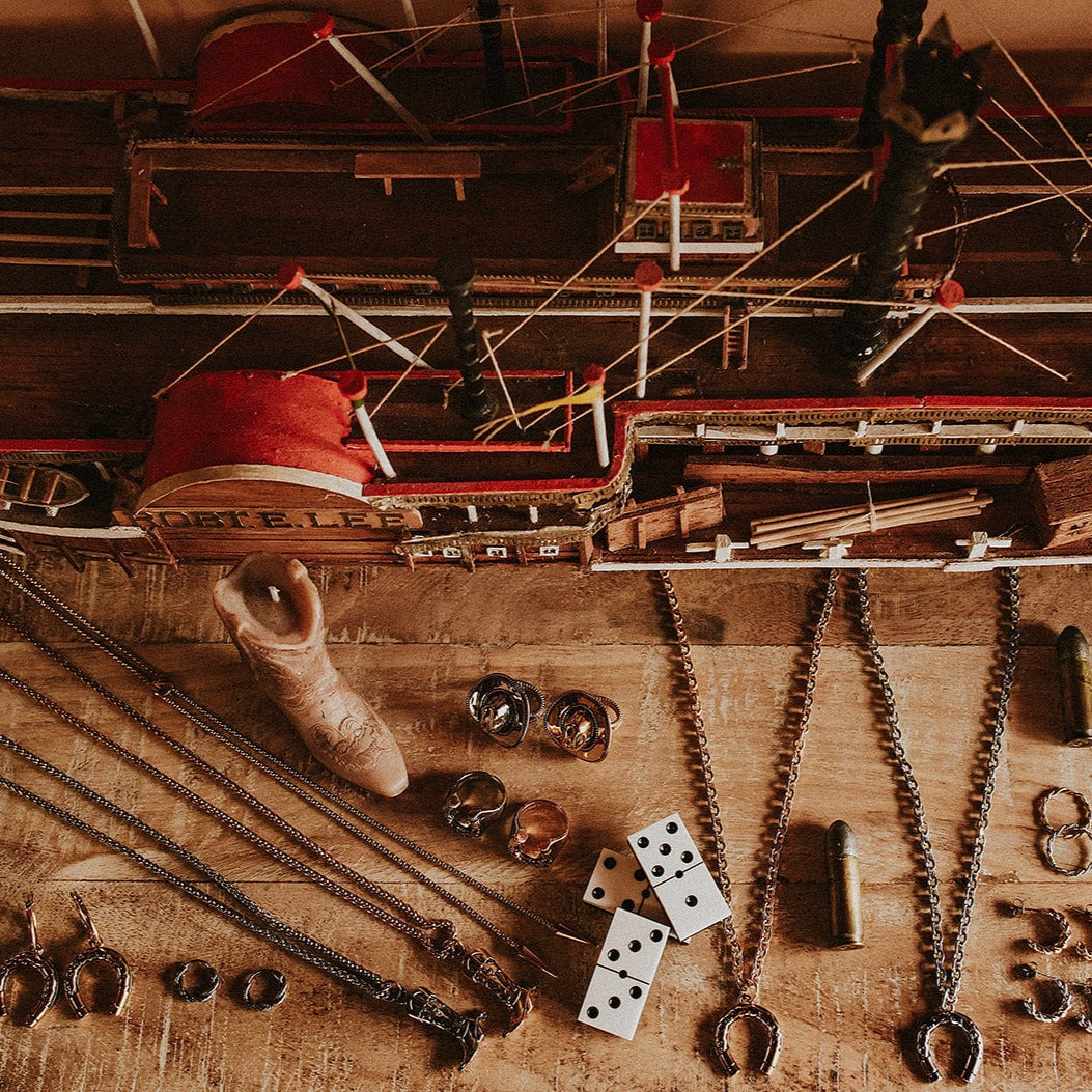 Rodeo Cowboy Hat Ring Gold