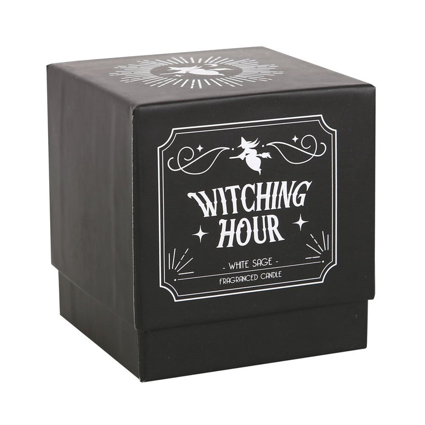Gothic Gifts Witching Hour White Sage Candle
