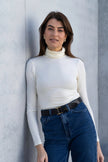 Roll Neck Micro Modal Top