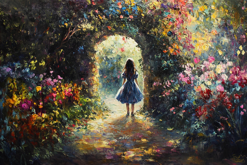 Wonderland’s Threshold Canvas