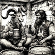 Woodland Tavern Comrades Canvas