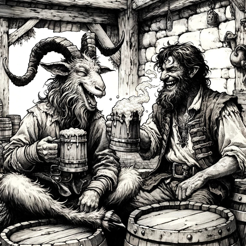 Woodland Tavern Comrades Canvas