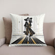 Catwalk Elegance Unveiled Cotton Cushion