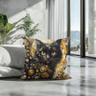 The Golden Cat Eyes Cotton Cushion