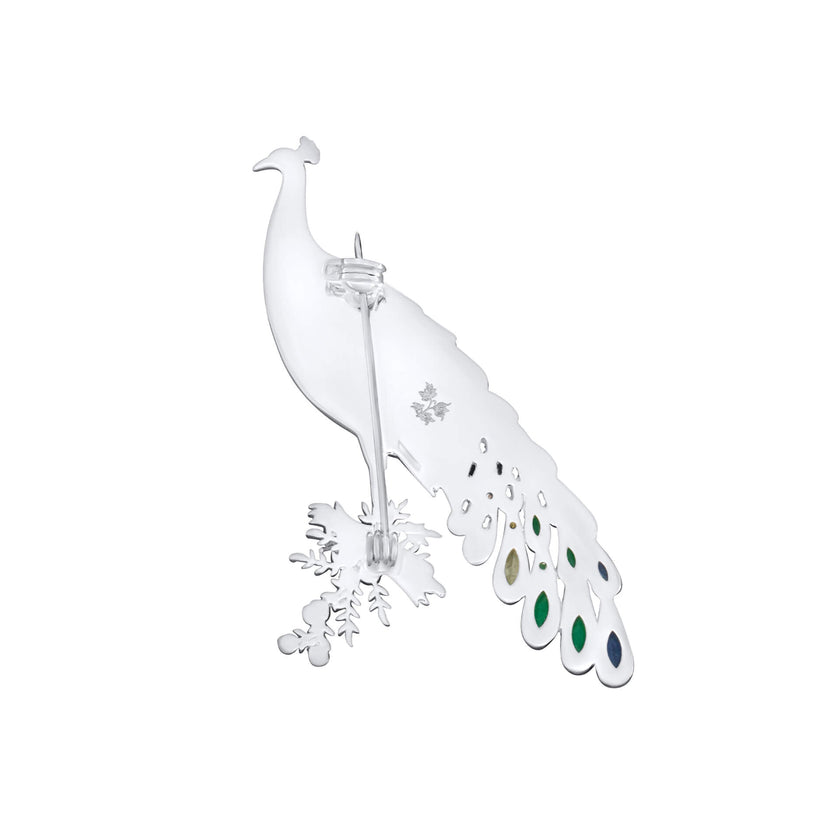 Laura Ashley Fashion Belvedere Peacock Brooch