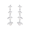 Laura Ashley Fashion Cottage Sprig Drop Earrings