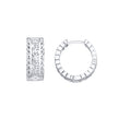 Laura Ashley Fashion Paisley Lace Hoop Earrings