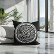 Intricate Time: Clockwork Cotton Cushion