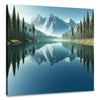 Serene Mountain Lake Canvas