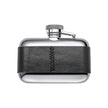Fred Bennett Black Leather 3oz Hip Flask