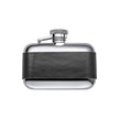 Fred Bennett Black Leather 3oz Hip Flask