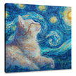 Starry Cat Canvas