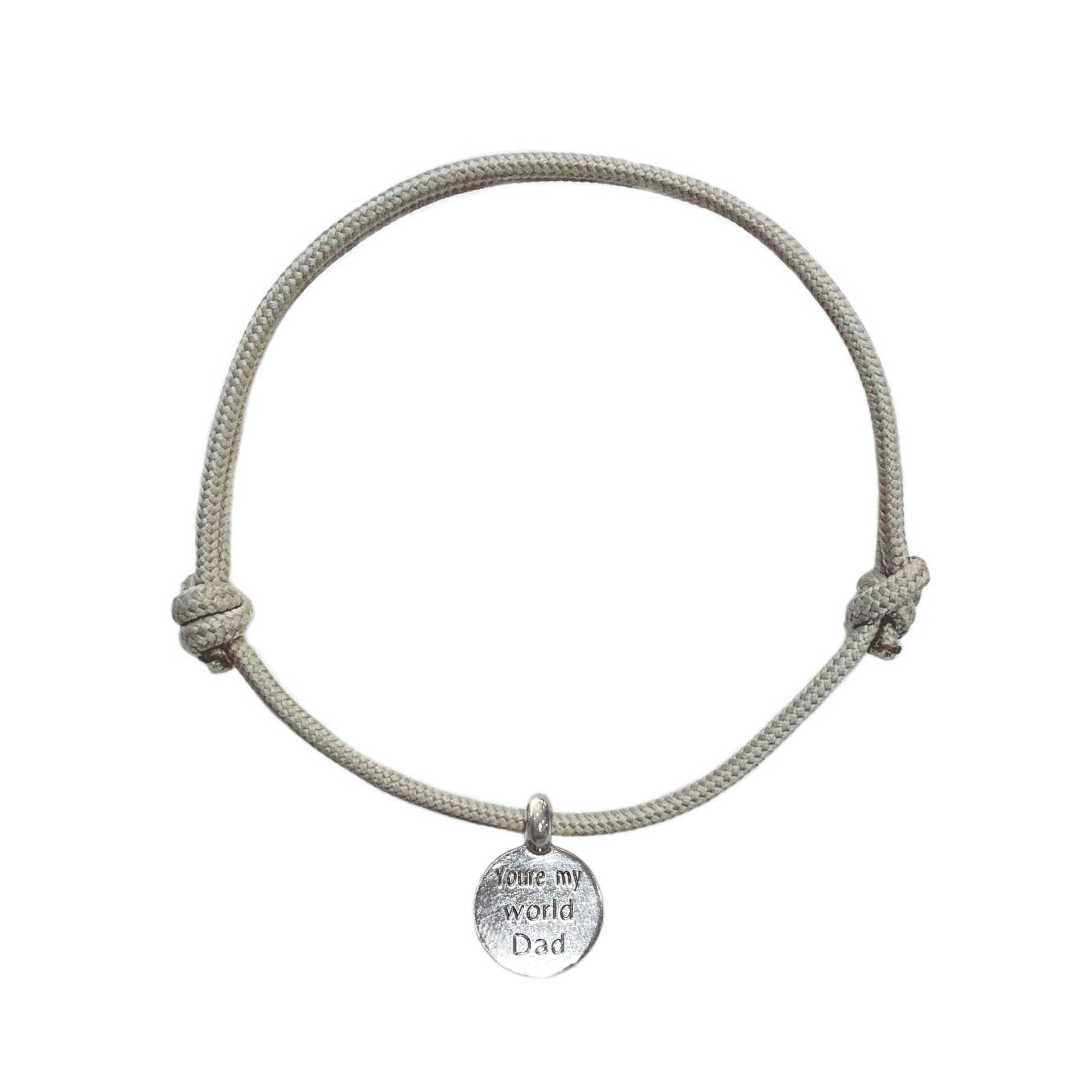 You're my world rope bracelet