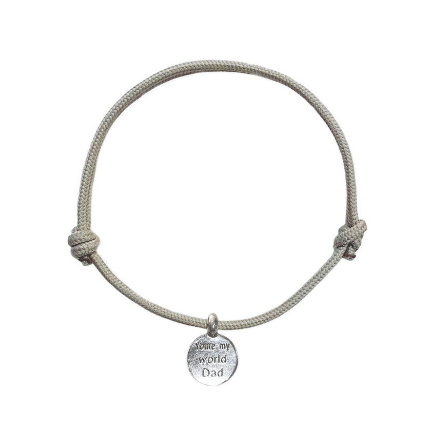 You're my world rope bracelet