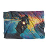 Motorcyclist's Neon Journey Blanket