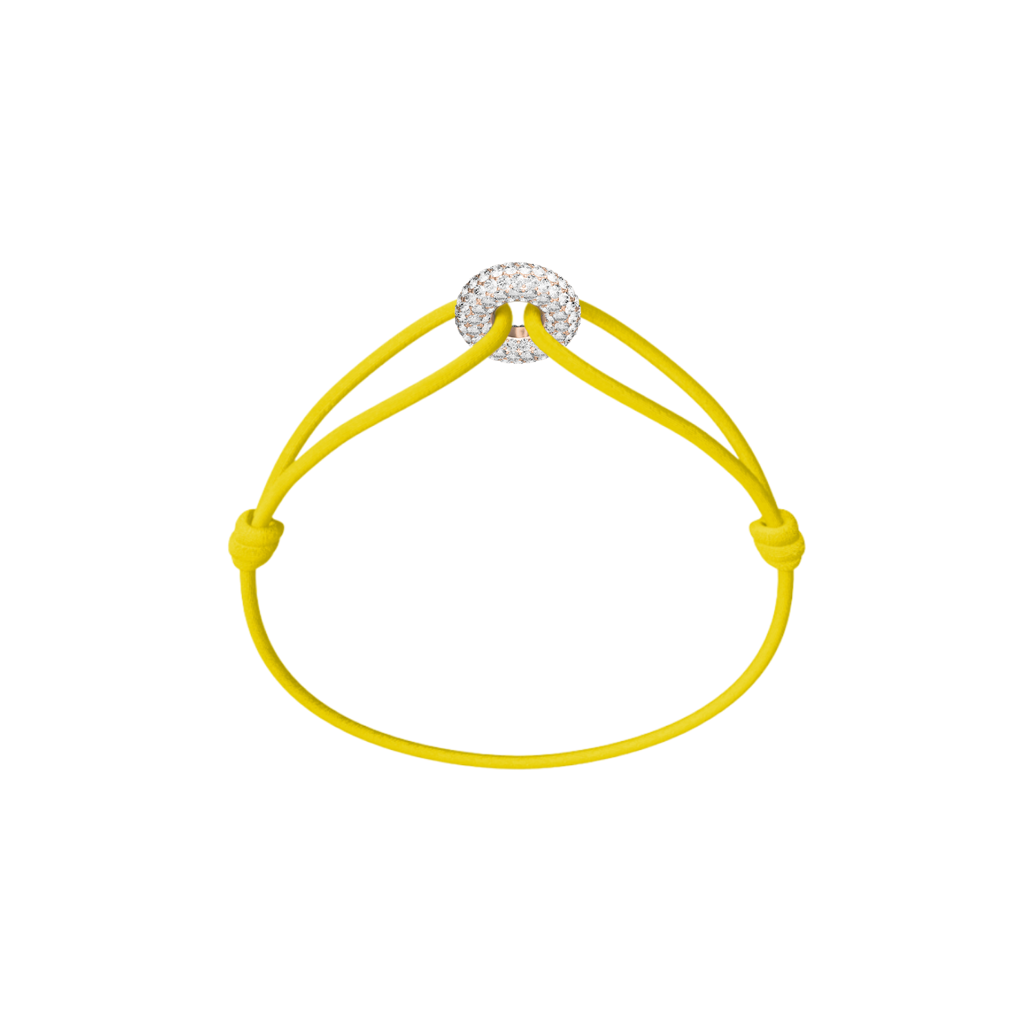 Mini Rose Soho Pavé Cord Bracelet