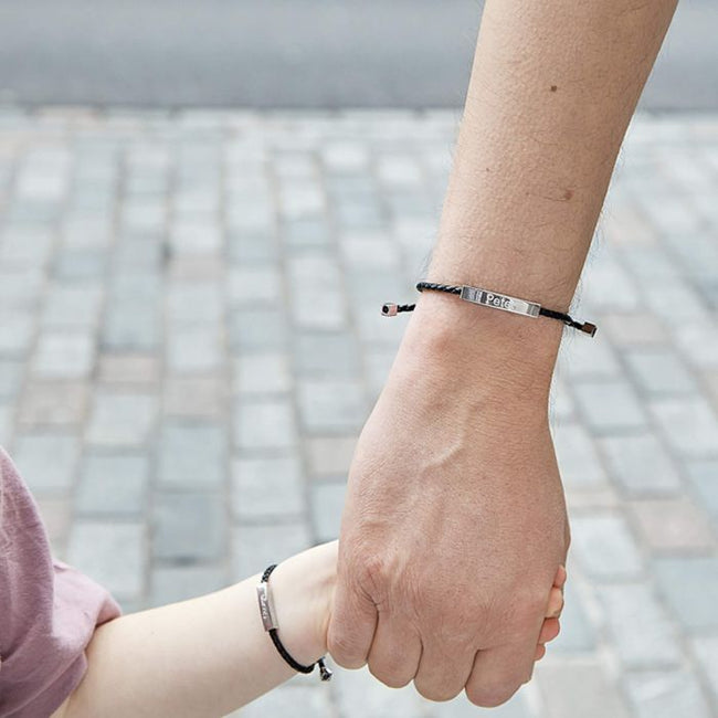 Fred Bennett Parent and Child Matching Leather Bracelet Kit