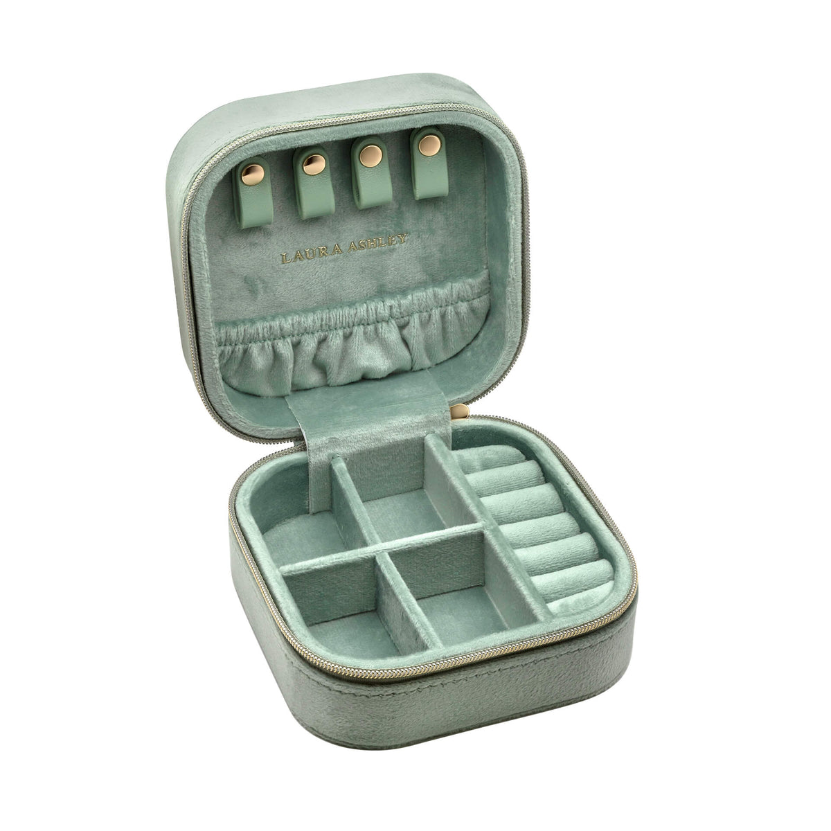 Joyero Bordado Elveden Plateado Laura Ashley
