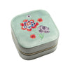 Joyero Bordado Elveden Plateado Laura Ashley