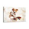 Dog on Wheels Canvas