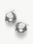 Sterling silver Hoop Earrings – Zadie | No More Nobody