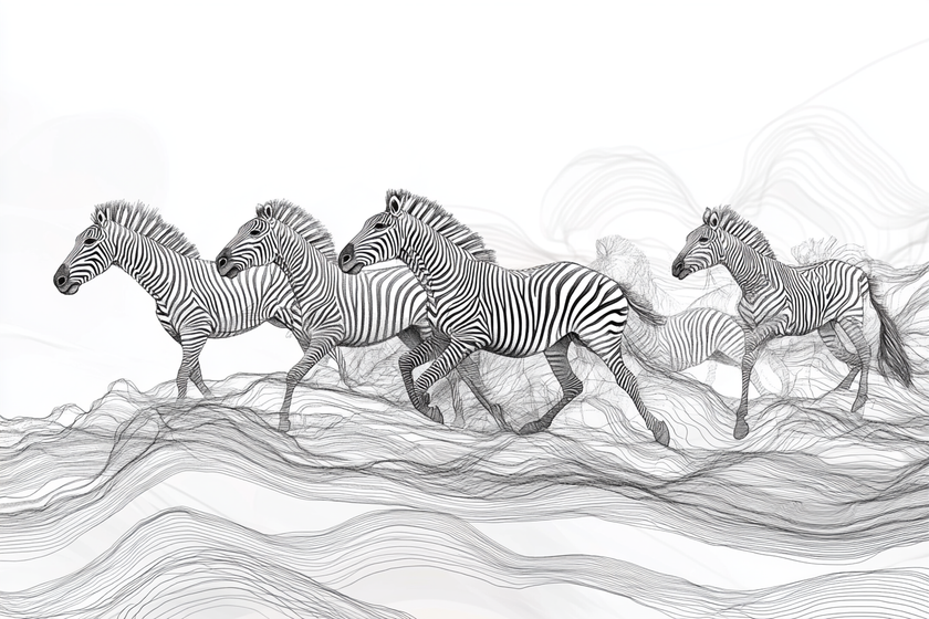 Zebra Plains Canvas